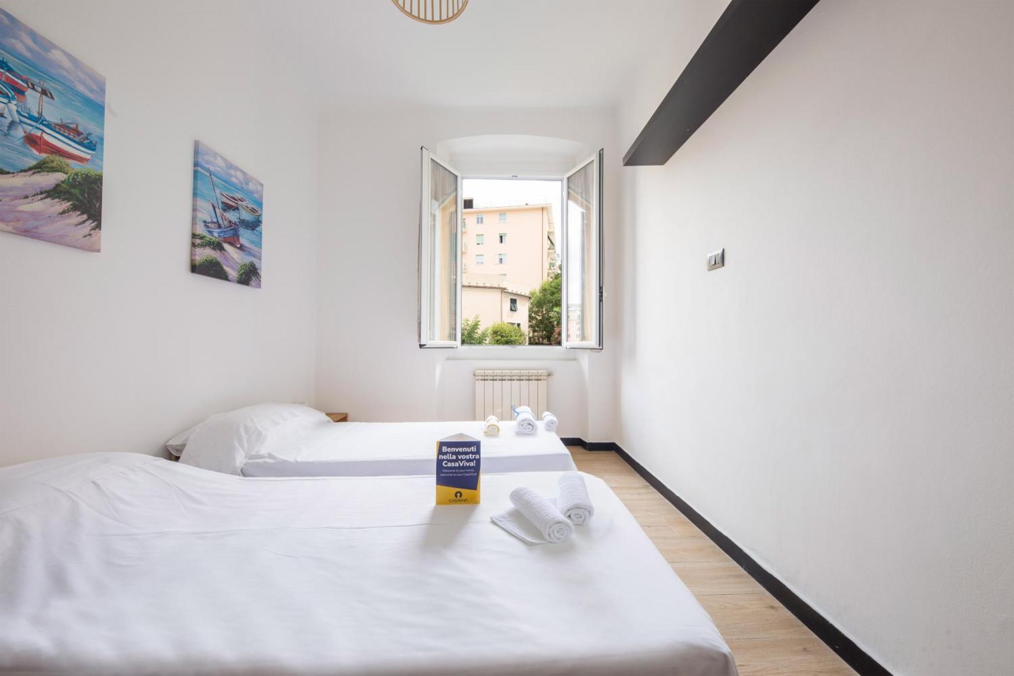 Casaviva - Comfy Modern Trilo In Principe Apartment Genoa